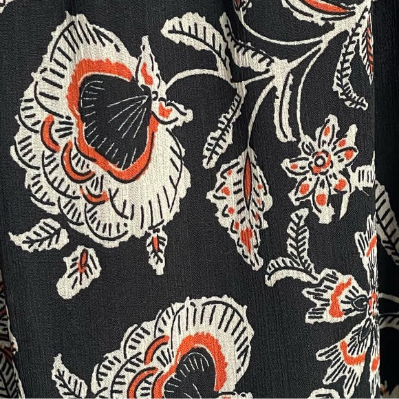 Lost + Wander Black Cream Floral Eclipse Of The Heart Midi Skirt- 35755 - Picture 10 of 10